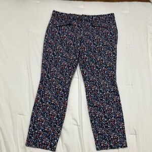 GAP Floral Ankle Pants